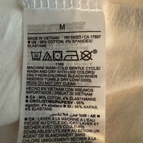 Old Navy Tiered Slub Knit Maxi Dress Medium White Cottage Coastal Scandi Beachy - Picture 6 of 7